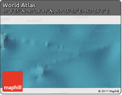 Satellite 3D Map of the Area around 40° 23' 48" N, 162° 25' 30" E