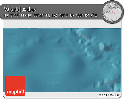 Satellite 3D Map of the Area around 40° 23' 48" N, 163° 16' 30" E