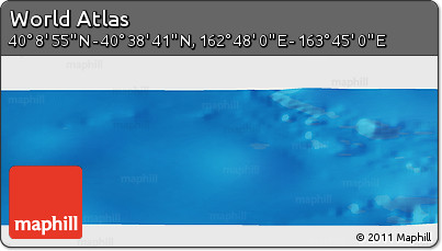 Physical Panoramic Map of the Area around 40° 23' 48" N, 163° 16' 30" E