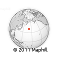 Outline Map of the Area around 40° 23' 48" N, 170° 55' 30" E, rectangular outline
