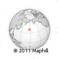Outline Map of the Area around 40° 23' 48" N, 177° 43' 29" E, rectangular outline