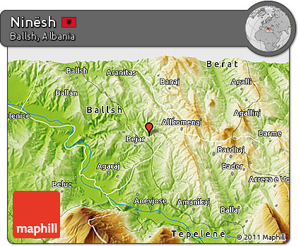 Physical 3D Map of Ninësh