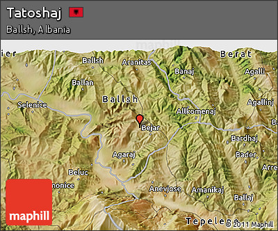 Satellite 3D Map of Tatoshaj