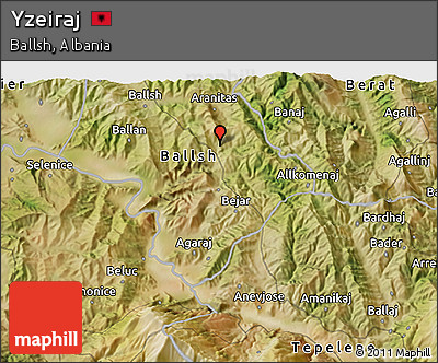 Satellite 3D Map of Yzeiraj