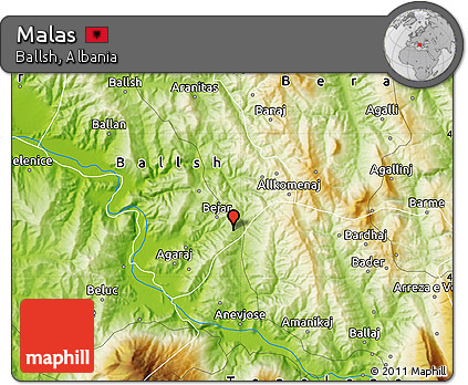 Physical Map of Malas