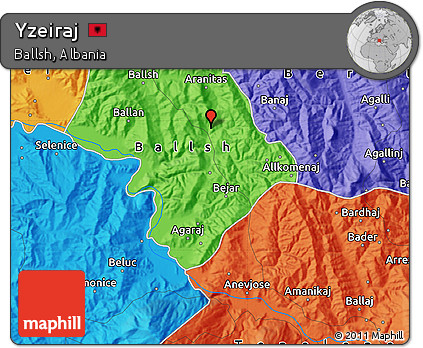 Political Map of Yzeiraj