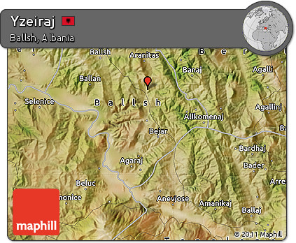 Satellite Map of Yzeiraj
