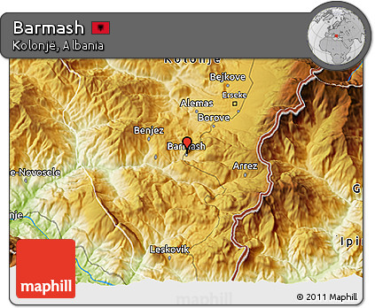 Physical 3D Map of Barmash
