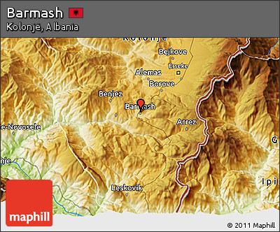 Physical 3D Map of Barmash