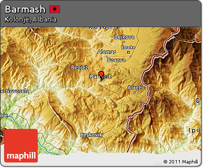 Physical 3D Map of Barmash