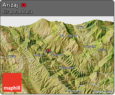 Satellite 3D Map of Arizaj