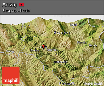 Satellite 3D Map of Arizaj