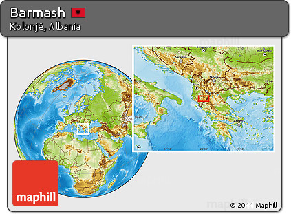 Physical Location Map of Barmash
