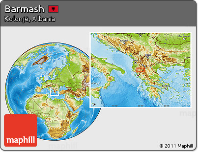 Physical Location Map of Barmash