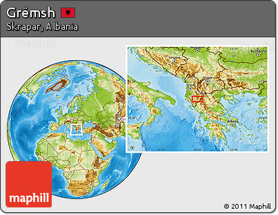 Physical Location Map of Grëmsh