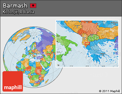Political Location Map of Barmash