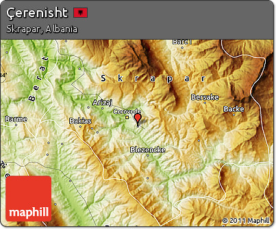Physical Map of Çerenisht