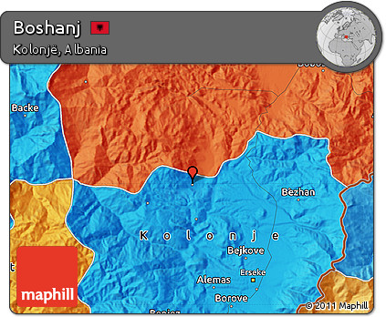 Political Map of Boshanj