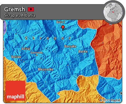 Political Map of Grëmsh
