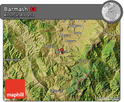 Satellite Map of Barmash