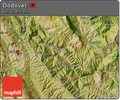 Satellite Map of Dodovec