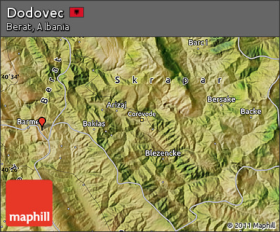 Satellite Map of Dodovec