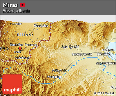 Physical 3D Map of Miras