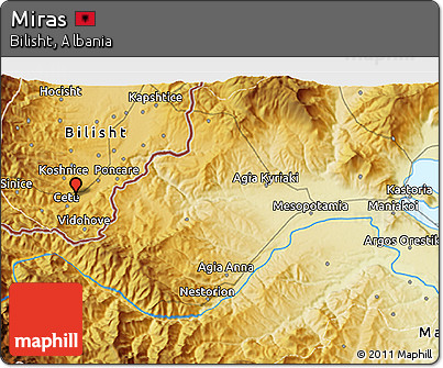 Physical 3D Map of Miras