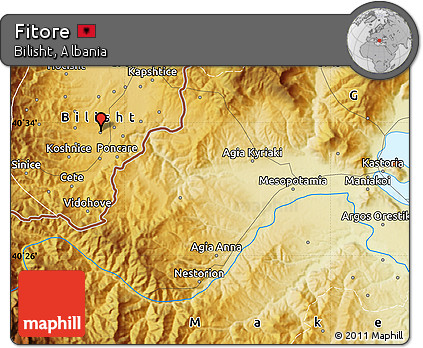 Physical Map of Fitore