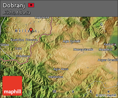 Satellite Map of Dobranj