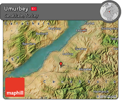 Satellite Map of Umurbey
