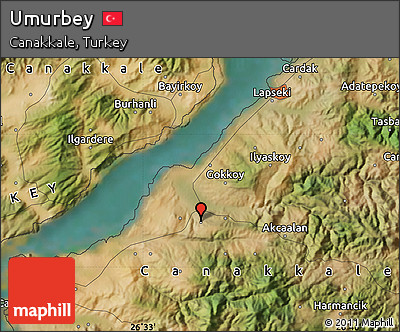 Satellite Map of Umurbey