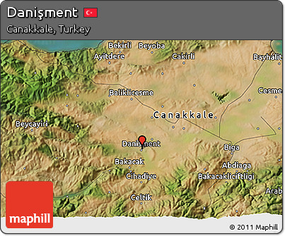 Satellite 3D Map of Danişment
