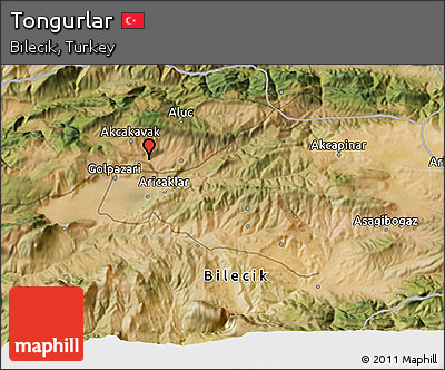 Satellite 3D Map of Tongurlar