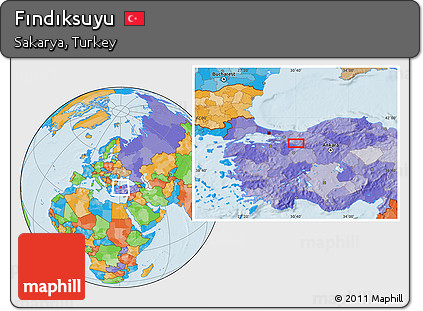 Political Location Map of Fındıksuyu