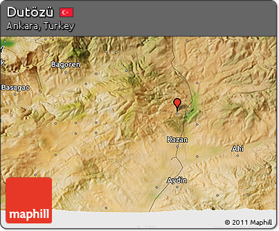Satellite 3D Map of Dutözü