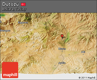 Satellite 3D Map of Dutözü