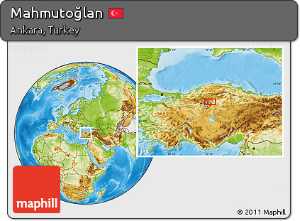 Physical Location Map of Mahmutoğlan