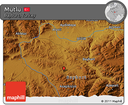 Physical 3D Map of Mutlu