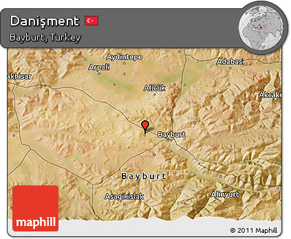 Satellite 3D Map of Danişment