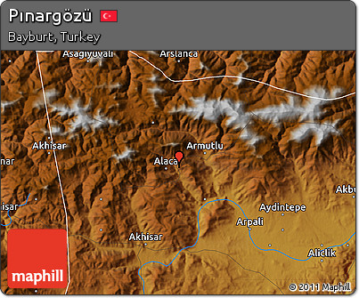 Physical Map of Pınargözü