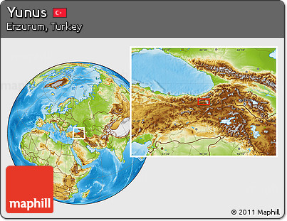 Physical Location Map of Yunus