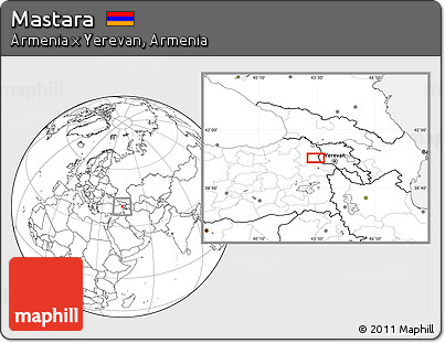 Blank Location Map of Mastara