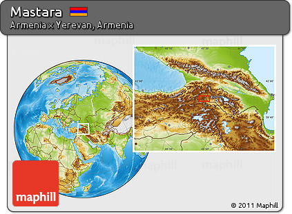 Physical Location Map of Mastara
