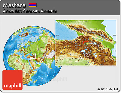 Physical Location Map of Mastara
