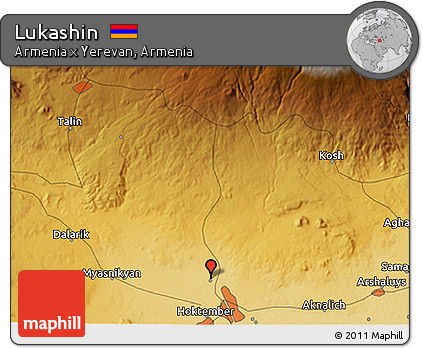 Physical 3D Map of Lukashin