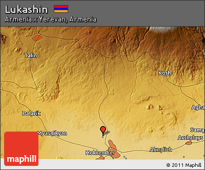 Physical 3D Map of Lukashin