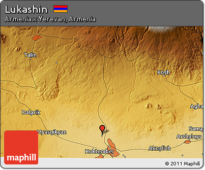 Physical 3D Map of Lukashin