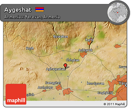 Satellite 3D Map of Aygeshat