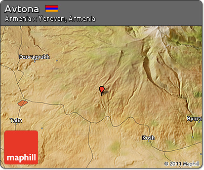 Satellite 3D Map of Avtona